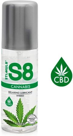 Г Без запаху 125 мл (1 упаковка), 8 S8 Hybrid Cannabis Lube, 200