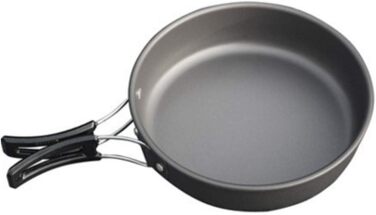 Набір похідного посуду JZK для кемпінгу на 2-3 особи складаний каструльний набір, каструля з ручкою, сковорода, чайник, алюмінієвий, для пікніків, кемпінгу та походів