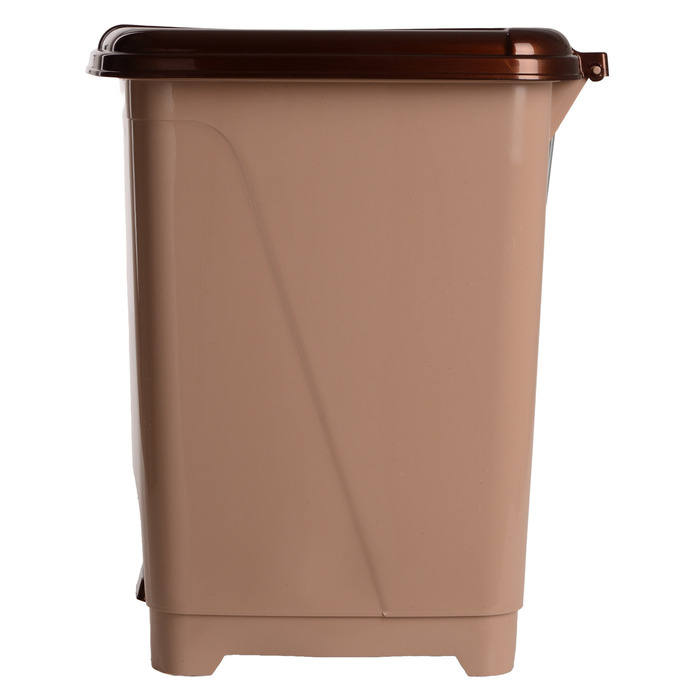 Корзина д/сміття VIOLET HOUSE 0156 Beige з педал. 8 л (0156 Beige 8 л) (7246359)