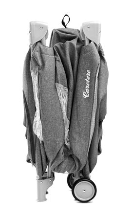 Дорожнє ліжечко Basic Plus графітове, сіре, 3936