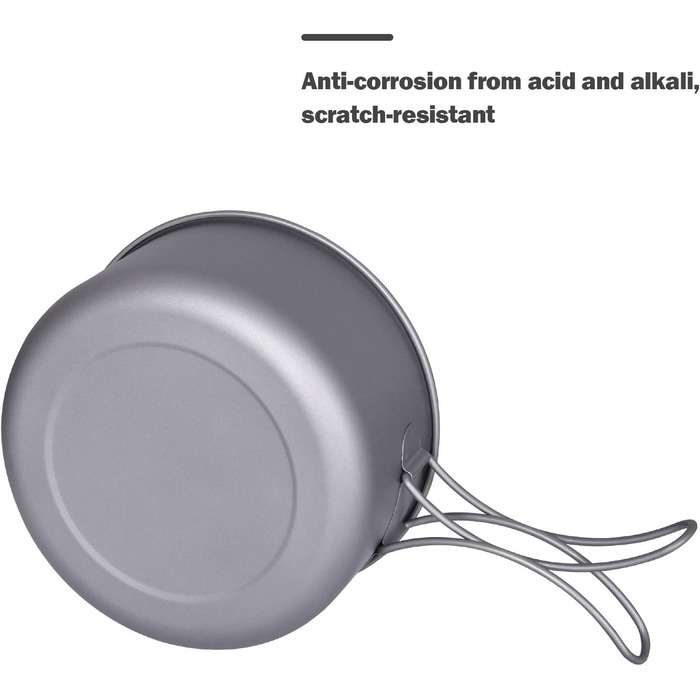 Л/1,95 л/2,9 л Кемпінговий підвісний горщик Каструля для супу з кришкою Відкритий посуд Легкий чайник Чаша для походів Кухонне нач