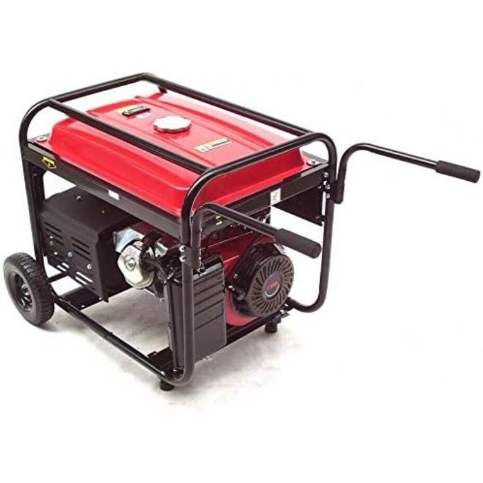 Бензиновий генератор 6500 E-Start 06258 Генератор Аварійний генератор 230V 400V, 12V Електричний стартер, 13 к.с., 389 см