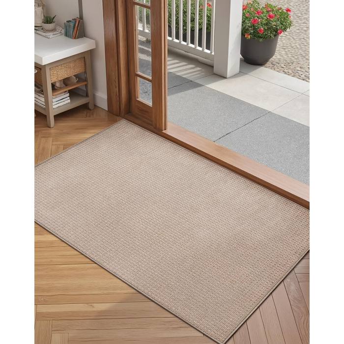 Килимок придверний COLOR&GEOMETRY 92x140 см бежевий