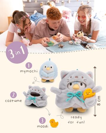 М'яка іграшка NICI mymochi Cuddly Toy Set Penguin Waddle 61143, 8 см