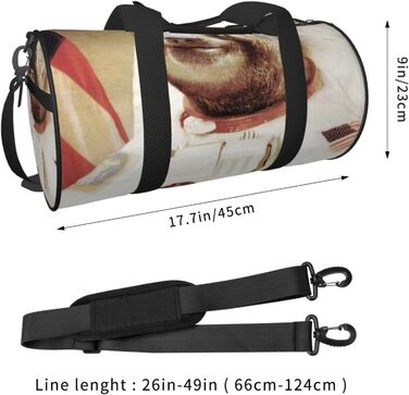 Дорожня сумка-мішок Веселий звіринець спортивна сумка для чоловіків та жінок, ідеальна для подорожей та занять спортом