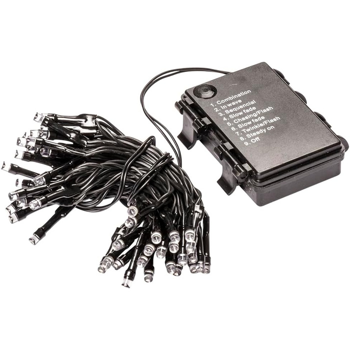 Ідеї з серцевими світлодіодними казковими вогнями теплий білий всередині та зовні 8 різних режимів освітлення вкл. таймер (48 світ