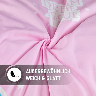 Високоякісна постільна білизна з єдинорога 135x200 для дівчаток Єдиноріг підковдра з мікрофібри Лілль поні діти постільна білизна