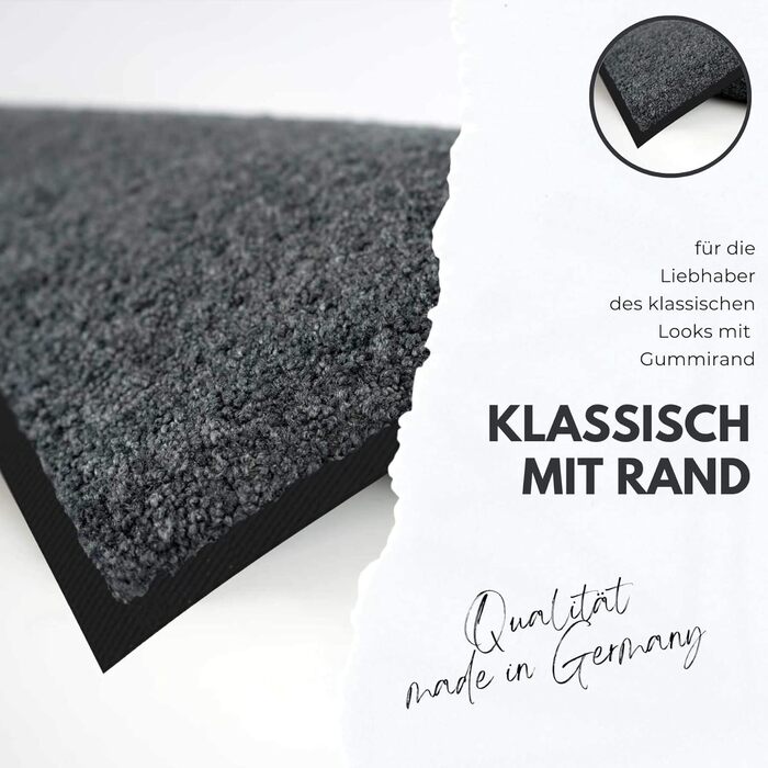 Килимок для входу Efia Salonloewe, що миється, &quotDackled In&quot, 50x75 см, Собаки, кумедний, ласкаво просимо