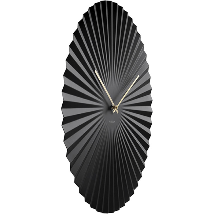 Настінний годинник Karlsson Sensu Чорний, Ø50 см (50 x 50 x 3.5 см)