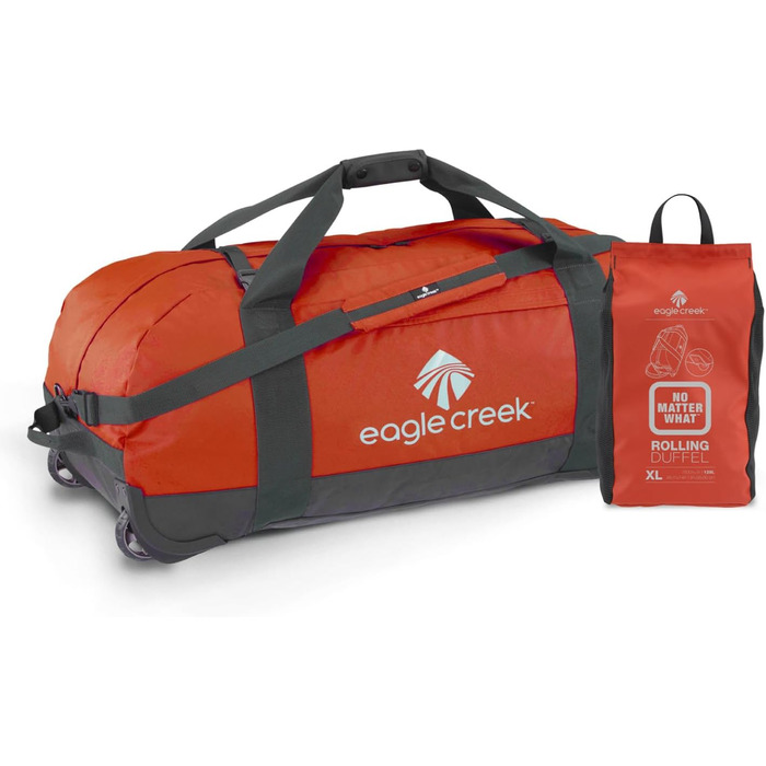 Надлегка туристична сумка для кемпінгу та відпочинку на природі, що протирається, червона глина 91 см Red Clay