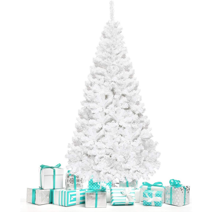 Штучна ялинка 150 см біла GOPLUS