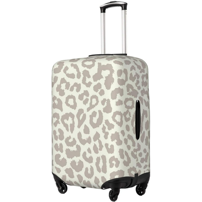Чохол для валізи Леопард, міцний, для валіз розміром 45.7-81.3 см, коричнево-чорний, малий