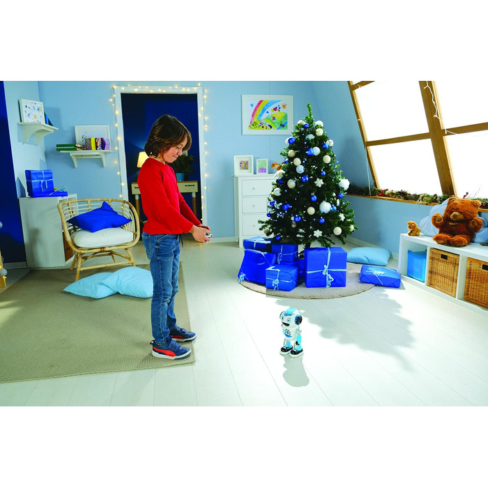 Робот з дистанційним керуванням, інтерактивна та розвиваюча іграшка для дітей, гуляє, танцює, відтворює музику, створює та розпові