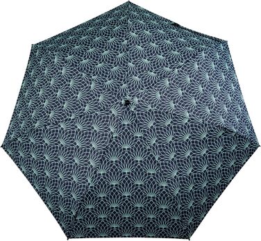 Складна парасолька Knirps Slim Duomatic з автоматичним відкриттям/закриттям із захистом від ультрафіолету Renature - Зелений Renat