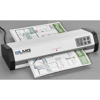 Переможець тесту ламінатор DIN A3, повністю автоматичний, визначення товщини плівки, 50 секунд, до 250 мікрон, холодне та гаряче ламінування, ламінатор