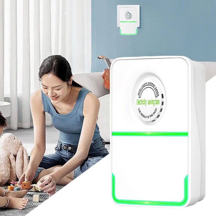 Енергозберігаюча, енергозберігаюча коробка, енергозберігаючий пристрій 90В-250В Високоефективний Smart Electric Saver, енергозберігаюча розетка, домашній енергозберігаючий пристрій