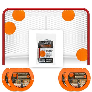 Магнітні мішені для хокею та лакросу Top Shelf Targets для снайперів, 20,3 см, 4 шт. и