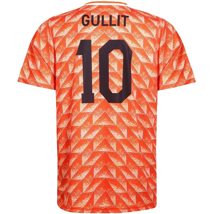 Футбольна майка EK 88 Gullit - Нідерланди - Помаранчева - Діти та дорослі - Хлопчики - Чоловіки - Спортивний одяг - Подарунки - Спортивні футболки - Спортивний одяг M
