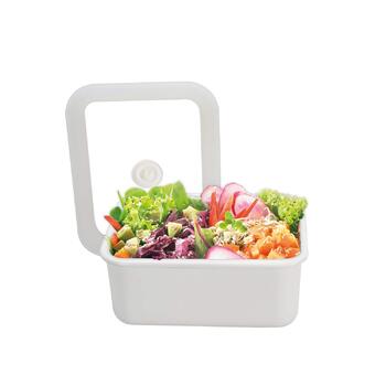 Емальований контейнер для зберігання продуктів у вакуумному герметичному контейнері M 1,12 л 18 x 12 x 8,5 см Зберігає свіжість продуктів значно довше Захищає продукти від бактерій та грибків Вакуумний насос не входить до комплекту