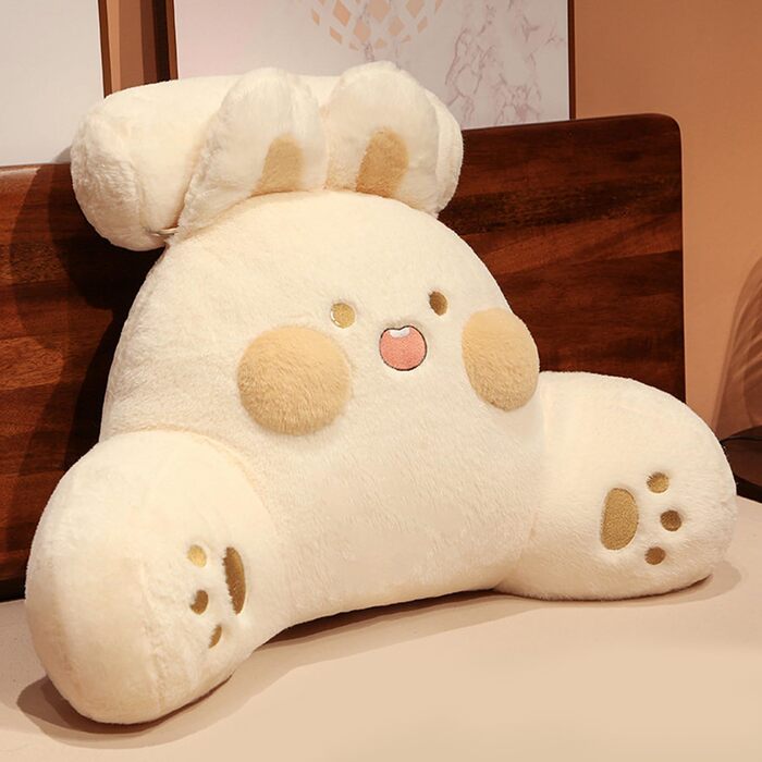 Подушка для читання SSWH для ліжка, гарна подушка для спини 2-в-1 з валиком для шиї та підлокітниками, м&39яка опорна подушка, подушка для читання для дорослих та дітей, велика подушка для спини (розмір 7055 см, колір жовтий) 7055 см жовтий