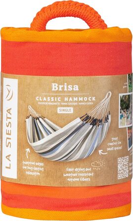Класичний одномісний гамак, ручної роботи в Колумбії, шириною 140 см для відпочинку в приміщенні та на відкритому повітрі. (Toucan