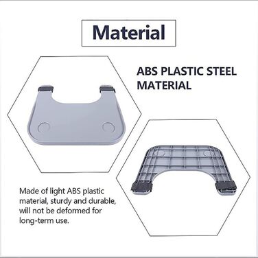 Дошка для обіднього столу для інвалідного візка, знімний столик для інвалідного візка для дорослих, знімний столик для обіду Читання, відпочинку
