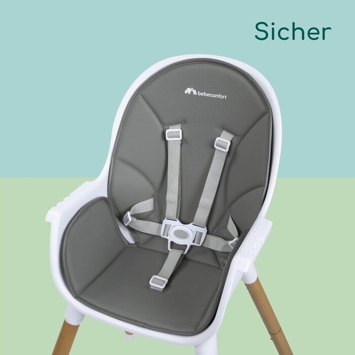 Стільчик для годування Bebeconfort Avista 2-в-1, стільчик для годування від 6 місяців, трансформований стільчик для годування, від