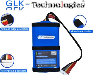 Змінний акумулятор GLK-Technologies JBL Boombox 2 High Power SUN-INTE-213, SUN-INTE-268 Акумулятор 10500 мАг вкл. набір інструментів NUE