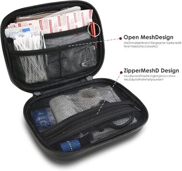 Аптечка, аптечка першої допомоги, сумка першої допомоги для сім'ї, для надання першої допомоги в приміщенні, на вулиці, портативна