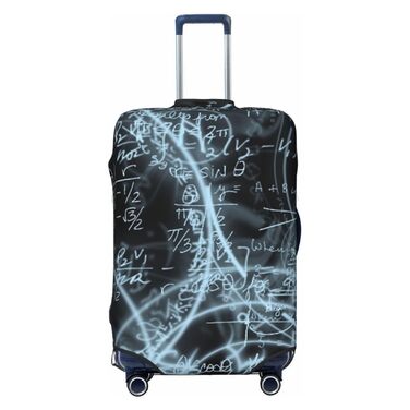 Чохол для валізи Mathe-Formula, міцний захист, підходить для багажу розміром 45,7 - 81,3 см, розмір XL, чорний, екстравеликий