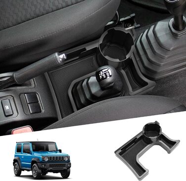 Сумісний з Jimny JB64W JB74W 2018-2023 2024 Ручна центральна консоль Коробка для зберігання Зберігання для мобільних телефонів Ключі Картки Монети Аксесуари Jimny 2024 Jimny Центральна коробка для зберігання