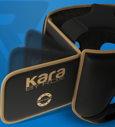 Дитячий боксерський шолом RDX для кікбоксингу, бойових мистецтв, тренувань змішаних мистецтв (MMA), шкіряний шолом Maya Hide Kara для спарингу муай-тай, боксерський шолом для крав-мага, муай-тай, карате та тхеквондо, золотий стандарт