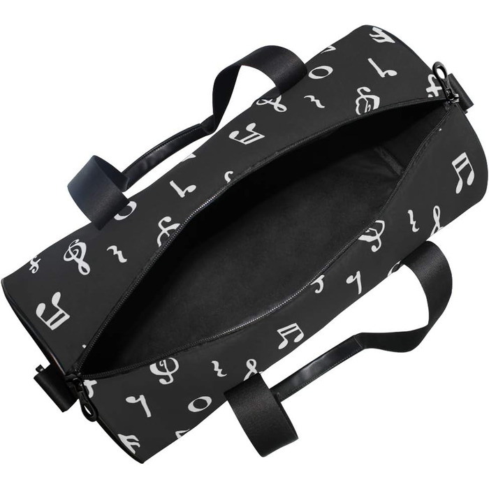 Спортивна сумка-дафл Musiknoten з канвасу для подорожей та на вихідні, чоловіча та жіноча, для спорту та ночівлі
