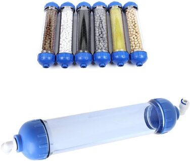 Наповнення корпусу фільтра для води, очищувач води T33 Shell Filter Tube Parts Kit Багаторазовий вбудований фільтр зворотного осмосу