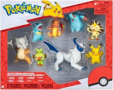 Набір офіційних фігурок Pokmon PKW4568 Battle Figure Multipack (8 шт.)