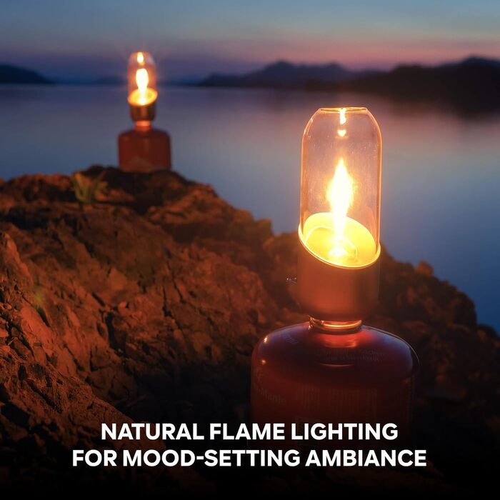 Газовий ліхтар для кемпінгу Fire-Maple, скляний, сталевий, алюмінієвий, пропановий або ізобутановий, регульована яскравість, кемпінговий ліхтар, не потрібен пальто, туристичне спорядження, необхідне для надзвичайних ситуацій, помаранчевий