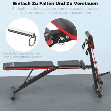 Складана лава для важких робіт, тренажер для пресу для домашнього використання з розгинанням ніг та накладкою для згинання ніг для проповідників, римська лава для важких робіт, тренажер для спини, силові тренувальні лави з навантаженням 350 кг для домашнь