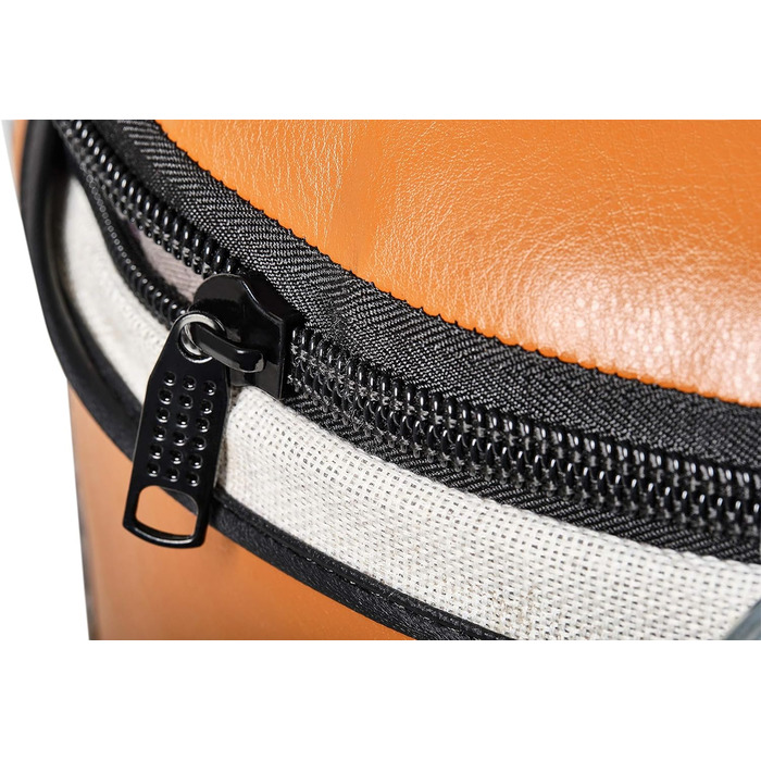 Ретро-боксерська груша Bad Company з надміцним чотириточковим сталевим ланцюгом I Боксерська груша зі штучної шкіри, яку я наповню