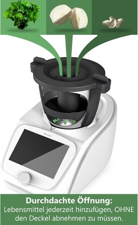 Роздільник змішувальної камери Mixle, редукція чаші для змішування, сумісна з Monsieur Cuisine Smart, Connect & Trend, більш ефективне подрібнення їжі, аксесуари