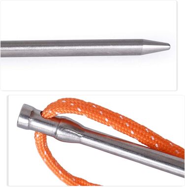 Титанові кілочки Надлегкі наметові кілки Надміцні цвяхи для наметів Вуличні тентові кілки Кемпінговий намет Аксесуари для трави Тв