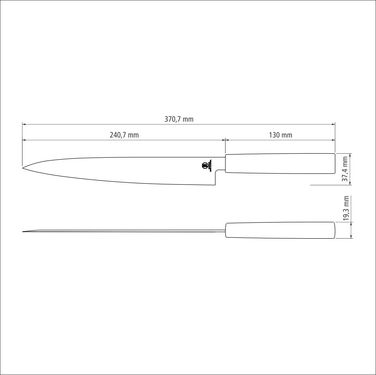 Ніж для суші Tramontina Sushi Silver Yanagiba, 229 мм (6743992)