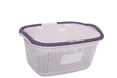 Кошик для білизни з кришкою VIOLET HOUSE POWDER Віолетта (6481527)