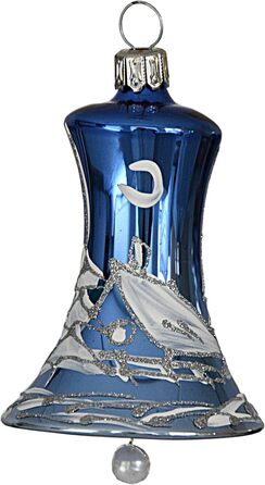 Ялинкова прикраса у формі дзвіночка 4 шт Jingle Bells Lauscha