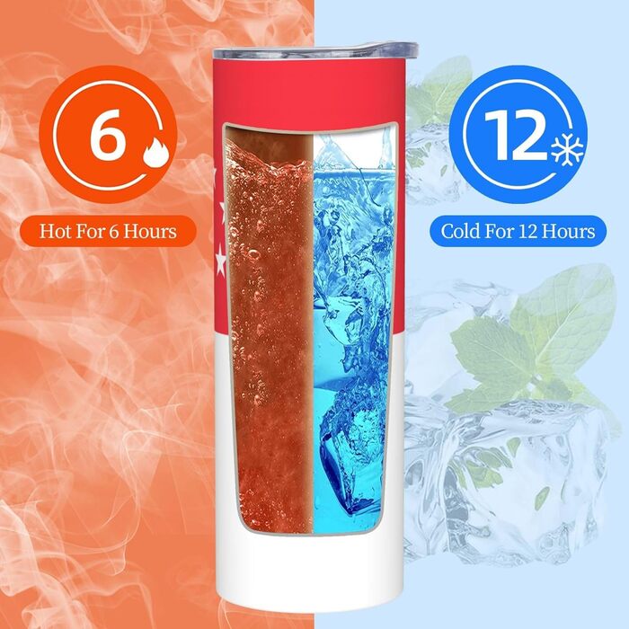 Кухоль з прямою трубочкою, принт прапора Сінгапуру, дорожній кухоль, підходить для кемпінгу, офісу та дому, 590 мл