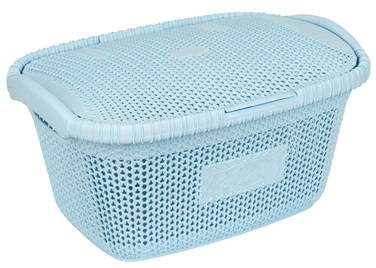 Кошик для білизни Violet House 1002 Віолетта Blue 28 л (6852878)