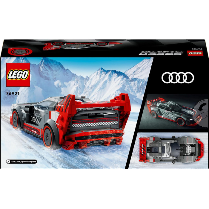 Конструктор LEGO Speed Champions 76921, Гоночний автомобіль Audi S1 e-tron quattro, 274 деталі