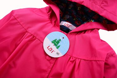 Дитячий плащ для дівчинки, водонепроникний костюм з капюшоном, куртка та штани, комплект одягу з 2 предметів, пурпуровий, 4-5 років