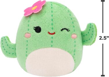 Мікрофігурки Squishmallows SQMM0009-6 шт., супервеликі міні-фігурки, 6,5 см Плюшеві фігурки Арчі, Родрі, Маріци, Майї, Бімбі, Люсі-Мей