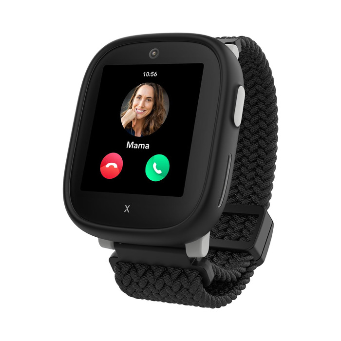 Водонепроникний дитячий годинник-телефон - 4G, дзвінки, повідомлення, шкільний режим, функція SOS, GPS, камера, крокомір - 2 роки гарантії (ЧОРНИЙ) BLACK X6, 6 Play -