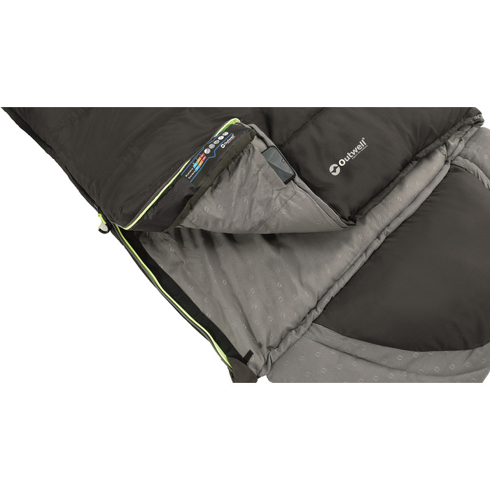 Спальний мішок Outwell Contour Reversible/+2°C Midnight Black Left (230365)